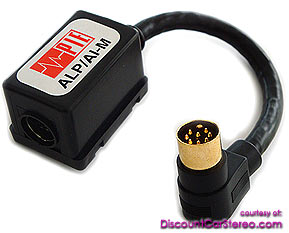 ALP/Ai-M (KCA-130b) Ai-Net to M-BUS CD Changer Converter Cable