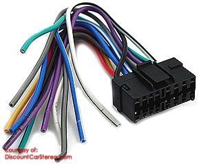 bhson16 replacement harness for select sony 16 pin radios radio