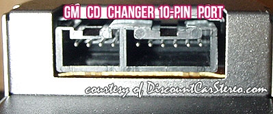10-pin cd changer port
