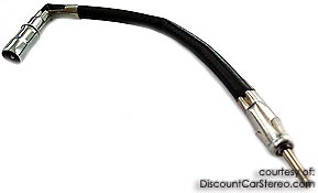 BAA18 Aftermarket Radio To OEM Antenna adapter for select 1990-07 Ford