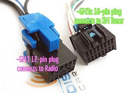connects to XM module