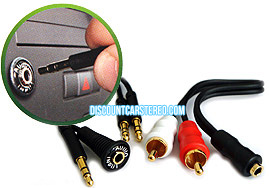 AAI-GM9 Auxiliary Input Adapter & IS335 Aux/RCA Cable Extender for GM Vehicles
