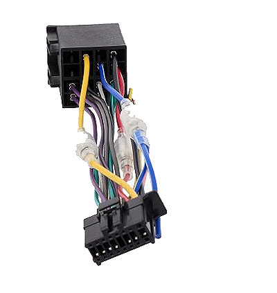  16 Pin ISO Radio Wire Harness Adapter (Pair, Male