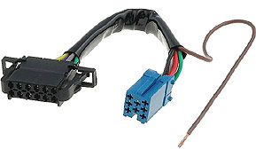 CD-Wechsler Adapter Kabel 8-pin Mini Iso auf 12-pin Flach für VW AUDI SEAT SKODA 