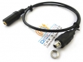 Dual Female 3.5mm dash mount adapter cable