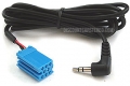 BLAU/8-3.5M90 Aux input Cable for Blaupunkt and Becker Radios (6 ft)