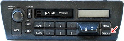 radio with "CD" button