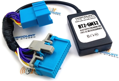 BT2-GM32 Bluetooth streaming for 1995-03 GM Radios with "SOURCE" button