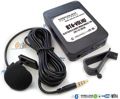 BT6-VOLHU Bluetooth, USB Flash drive and aux input  for select 2001-07 Volvo HU-Radios