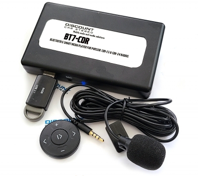BT7-CDR Bluetooth, USB thumb drive input for Porsche CDR23 & CDR24 radios