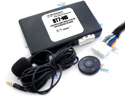 BT7-MB Bluetooth, Flash drive input for select 1999-Up Mercedes ISO radios