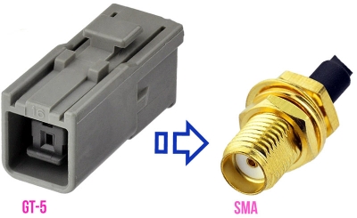 converts GT-5 to SMA