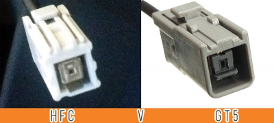 HFC v GT5 connectors