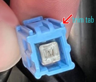 must trim tab