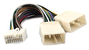 HON03-F2M14  2-port BUS splitter cable connector for select 2003-12 Honda & Acura