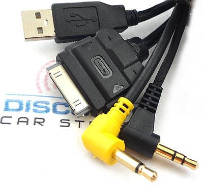 PAC iC-KENUSBAV Audio, Video & USB Cable for Kenwood Receivers