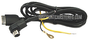 iP-JVC iPod Adapter Cable for Select JVC Radios with AUX Input