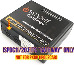 iSPDC11 iPod dock Cable for iSimple, Peripheral, Neo & PAC Adapters