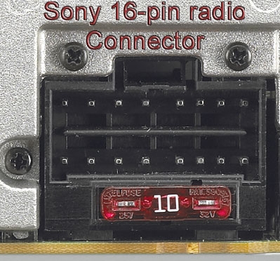 SONY DIN ISO Auto Radio Adapter Kabel Stecker 16 Pin