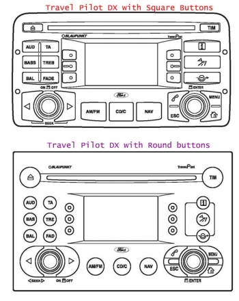 Ford Travel Pilot DX Radios