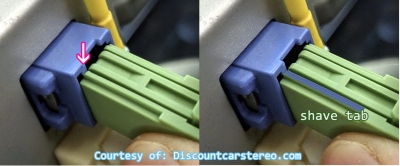 modification for blue connector