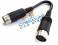 MDIN-EXT Male to Male straight through 8-pin DIN Extension Cable