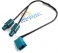 FK2M Dual male to Single Female Fakra splitter cable