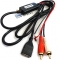 USB-RCA  charging and Audio playback Apple iOS devices