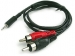2.5-RCAM RCA to 2.5mm Audio Adapter Cable (3ft.)