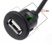 USB-DMA1 Universal Dash Mount USB Extension Cable (6 inch)